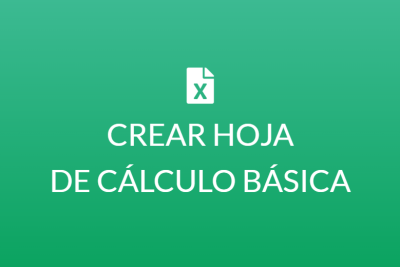 Como crear una hoja de excel