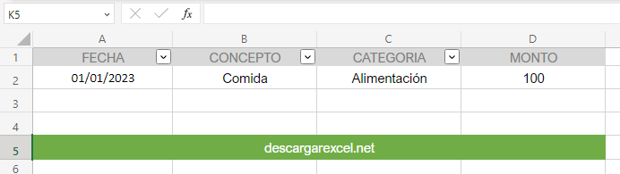 Crear una hoja de cálculo básica en Excel