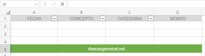 Crear una hoja de cálculo básica en Excel
